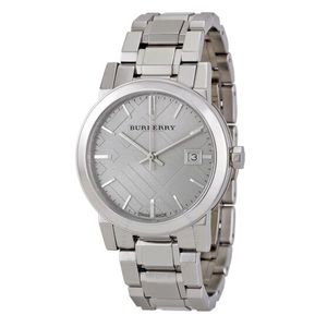 BURBERRY
The City Grey Dial Stainless Steel Ladies Watch